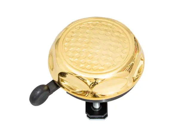 Glocke Flechtwerk Gold